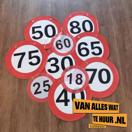 Abraham verjaardagen bord leeftijd