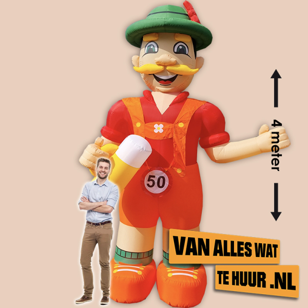 Tirolerman opblaasfiguur